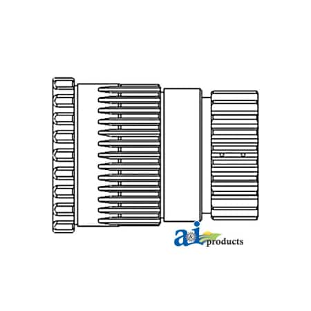 A & I Products Gear, Quill, Constant Mesh Torque Amplifier 4.6" x3.5" x4.5" A-382349R1